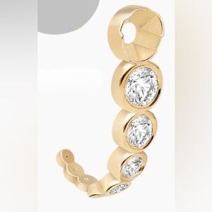 Romy Elegant Gold and Diamond Earring Add-Ons. (Studs not included)